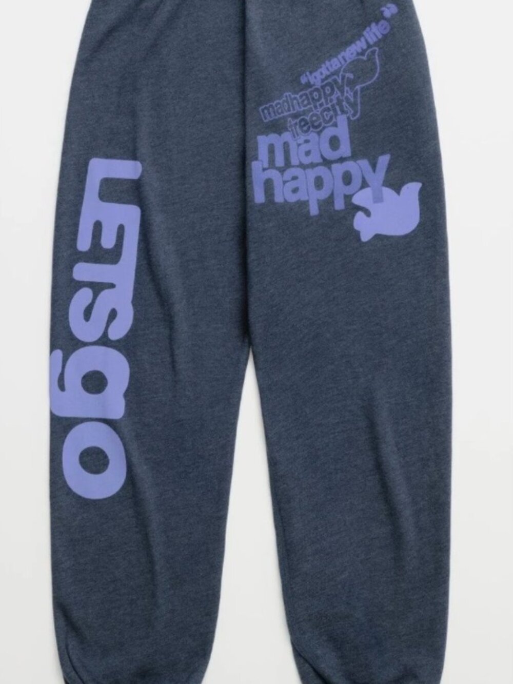 FREECITY X MADHAPPY Pull On Sweatpants Drawstring Joggers Moonshroom XS - Picture 3 of 5